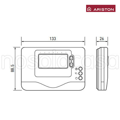 Termostato de Ambiente Ariston ON-OFF-03 Termostato de Ambiente Ariston ON-OFF-03