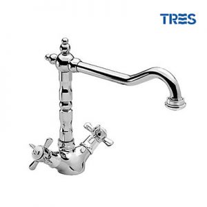 Grifo de Cocina Bimando Tres Retro