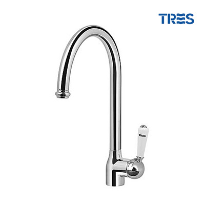 Grifo de Cocina Tres Extraíble Retro Monomando Vertical Caño Giratorio Grifo de Cocina Tres Extraíble Retro Monomando Vertical Caño Giratorio
