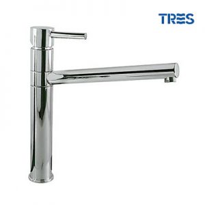 GRIFO DE COCINA MONOMANDO VERTICAL ALPLUS TRES CAÑO LARGO