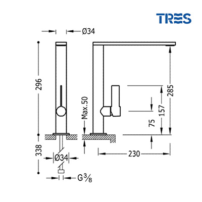 Grifo-de-Cocina-monomando-vertical-class-Tres-caño-34x9-mm-2