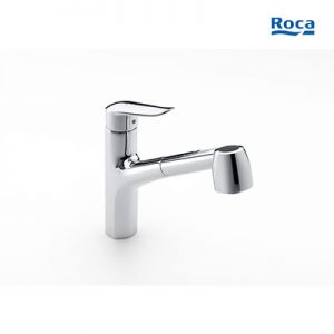GRIFO DE COCINA MONOMANDO ROCA VICTORIA CON CAÑO GIRATORIO