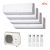 AIRE ACONDICIONADO 4X1 MULTISPLIT FUJITSU AOY80UIMI4+ASY25MI-LM+ASY25MI-LM+ASY25MI-LM+ASY25MI-LM